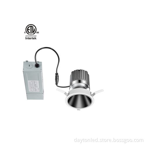 Gold and Silver Reflectors: CE ROHS UKCA Certified Ceiling Downlights for Hotels